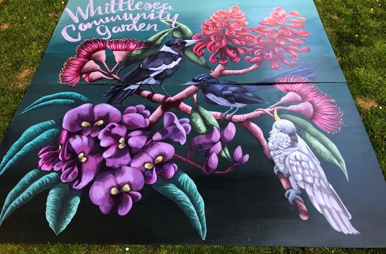 Whittlesea community garden mural