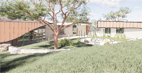 Aboriginal Gathering Place artist's impression