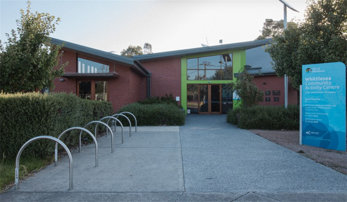 The outside of Whittlesea Library