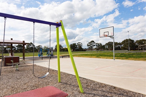 Playground and sports oval 