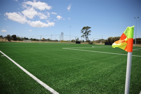 synthetic soccer pitch 