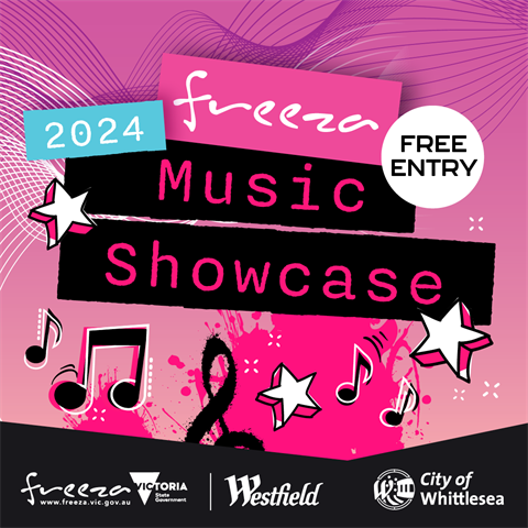 2024 Freeza Music Showcase web banner