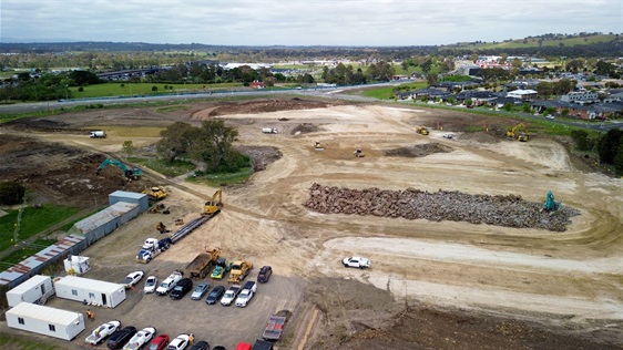 Regional Sports Precinct progress October 2024 