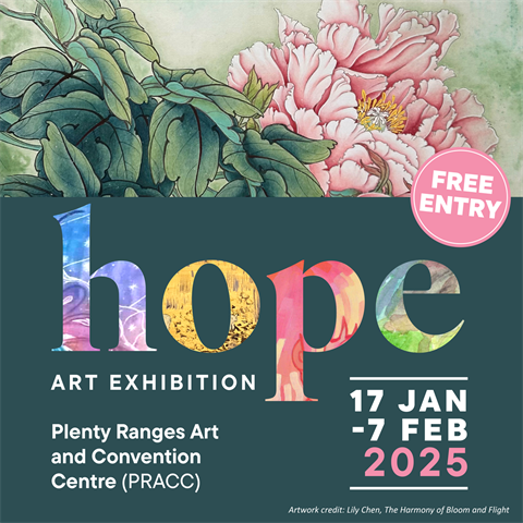 Hope Art Exhibition flyer